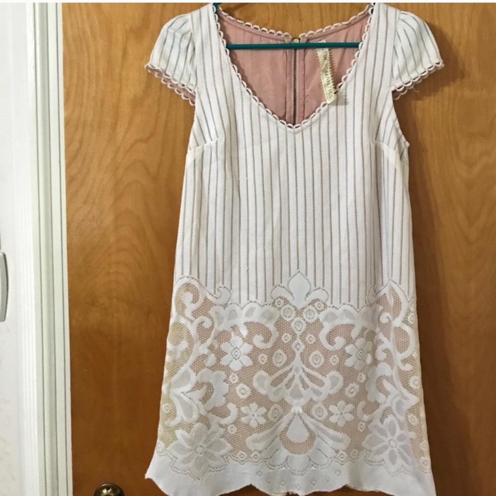 Free people white dress -re posh -